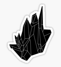 Crystal Black Sticker