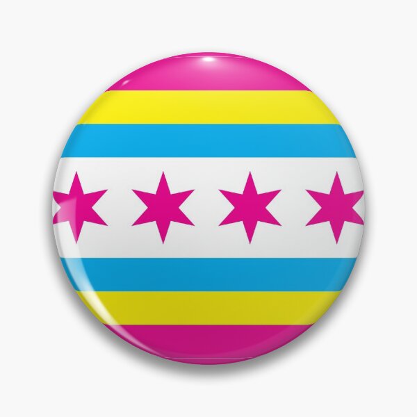 Item preview, Pan Pride Chicago Flag (All Over) designed and sold by dopaminebrand.