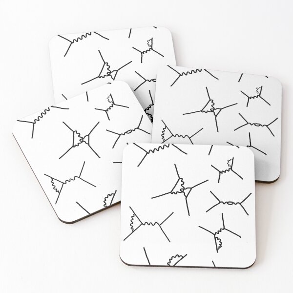 Item preview, feynman diagrams designed and sold by haagingrid.