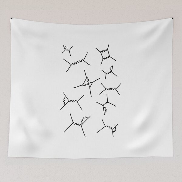 Item preview, feynman diagrams designed and sold by haagingrid.