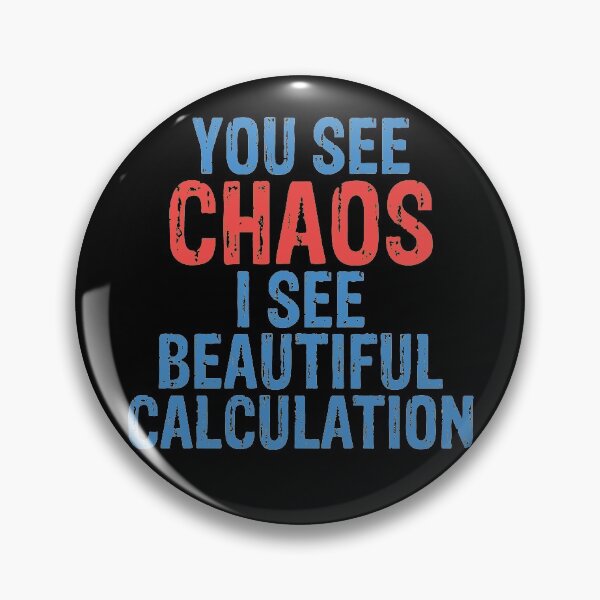 Item preview, Beautifully Calculated Chaos | Math and Science Lovers Design designed and sold by Dancing Dolphin Crafts.