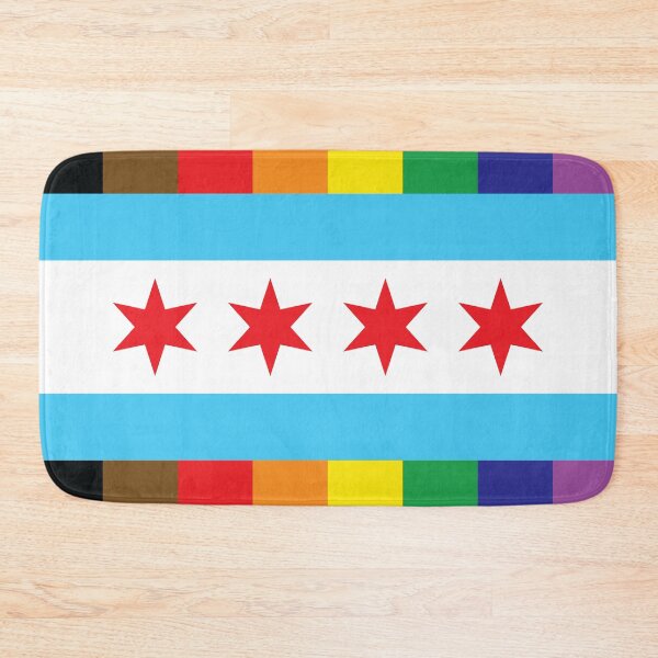 Item preview, Chicago Pride Flag (All Over Rainbow Stripes) designed and sold by dopaminebrand.