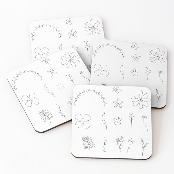 Item preview, Doodle Flower Set designed and sold by murialbezanson.