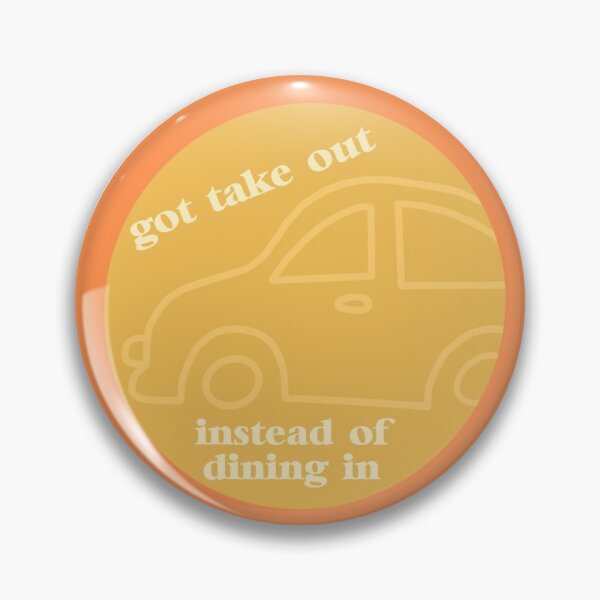 Item preview, Covid badge- take out designed and sold by megsthornton.
