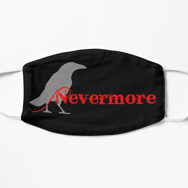 Nunca más Edgar Allan Poe Raven Mascarilla