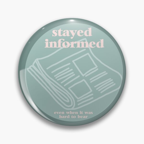 Item preview, Covid badge-informed designed and sold by megsthornton.