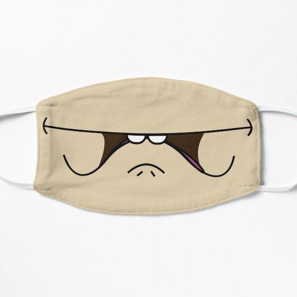 Bouche stupide Masque sans plis