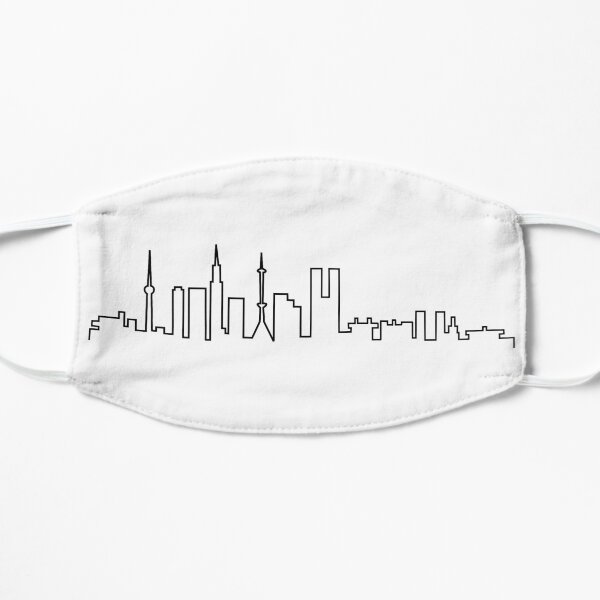 Tokyo, Japan City Skyline Silhouette, Inspired Mask