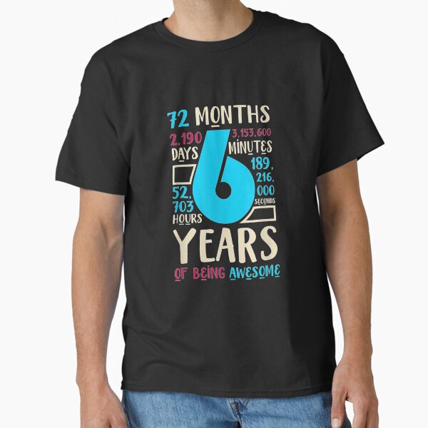 Item preview, 6th Birthday Gift Son Daughter Age Six 6 Year Old Boys Girls designed and sold by DrewMurazik.
