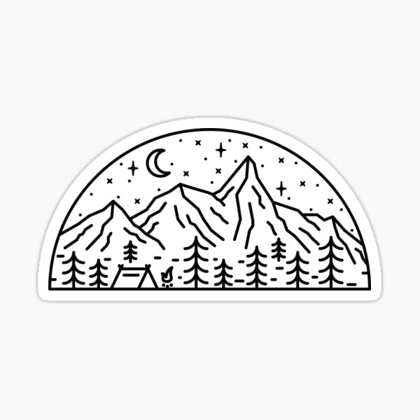 Item preview, Camping designed and sold by Quilimo Studio.