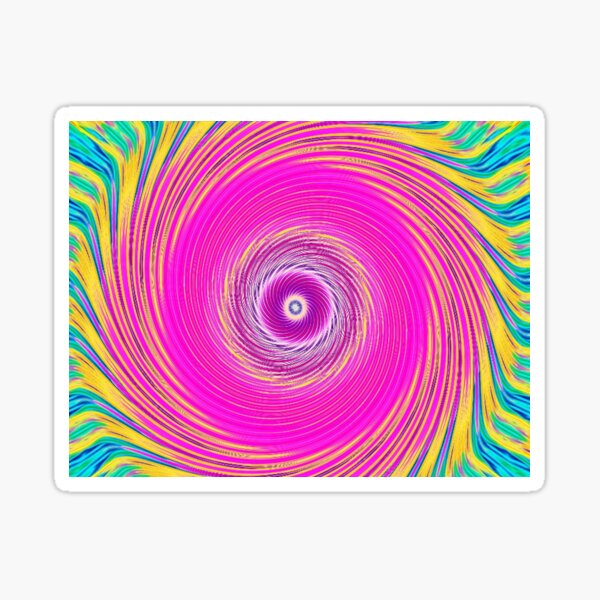 Like a Hurricane Pink Sticker