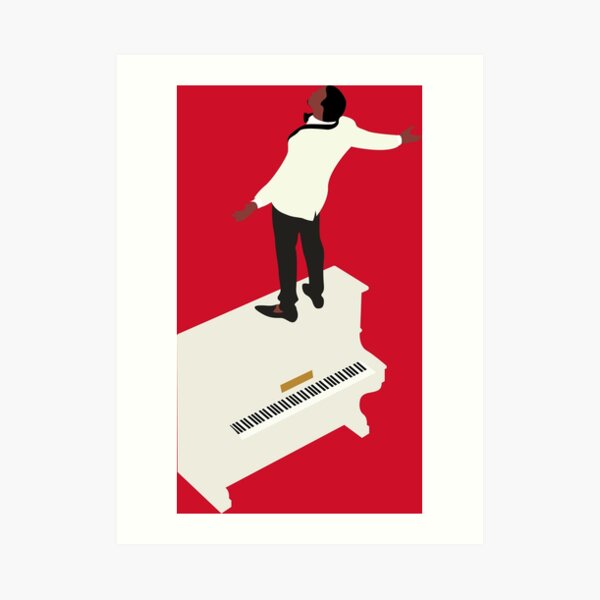 Kanye Runaway Piano Design Impression artistique