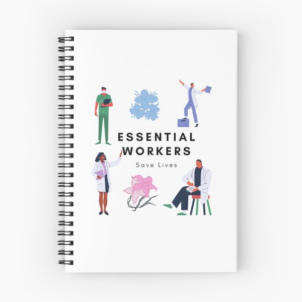 Item preview, Essential workers save lives designed and sold by morganmaterni.