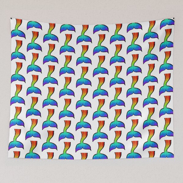 Item preview, Rainbow Mermaid tail designed and sold by CelticWolfArt.