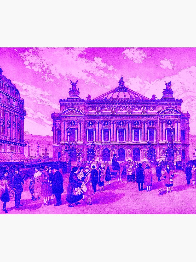 "Paris Opera House Opéra de Paris circa 1920 " Poster by lucasgaylon