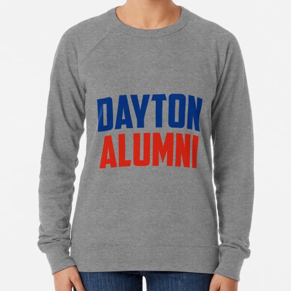 Women's White Dayton Flyers Vintage Days Perfect Pullover Sweatshirt 