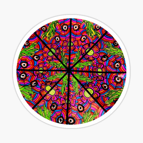 Kaleidoscope Stickers Redbubble