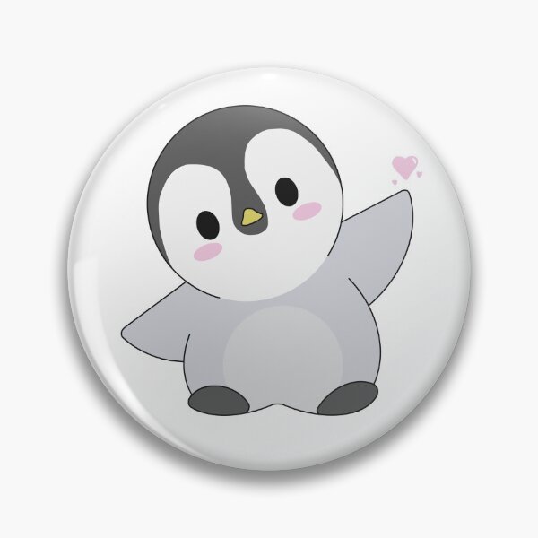Item preview, Happy Penguin with Hearts designed and sold by elsxiv.