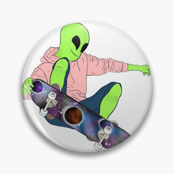 Artikelvorschau, Skateboarding Alien entworfen und verkauft von pbportfolio.