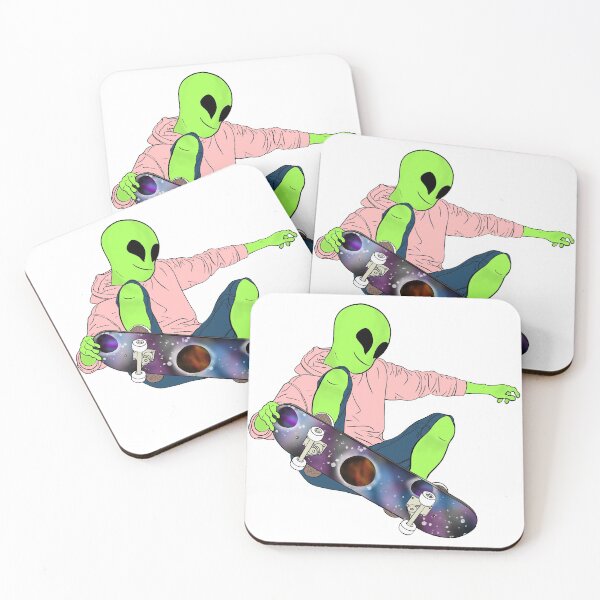 Item preview, Skateboarding Alien designed and sold by pbportfolio.