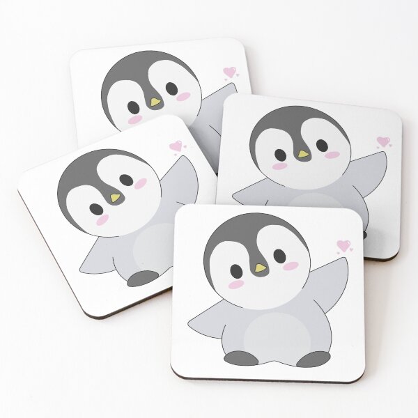 Item preview, Happy Penguin with Hearts designed and sold by elsxiv.