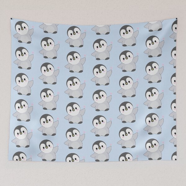 Item preview, Happy Penguin with Hearts designed and sold by elsxiv.