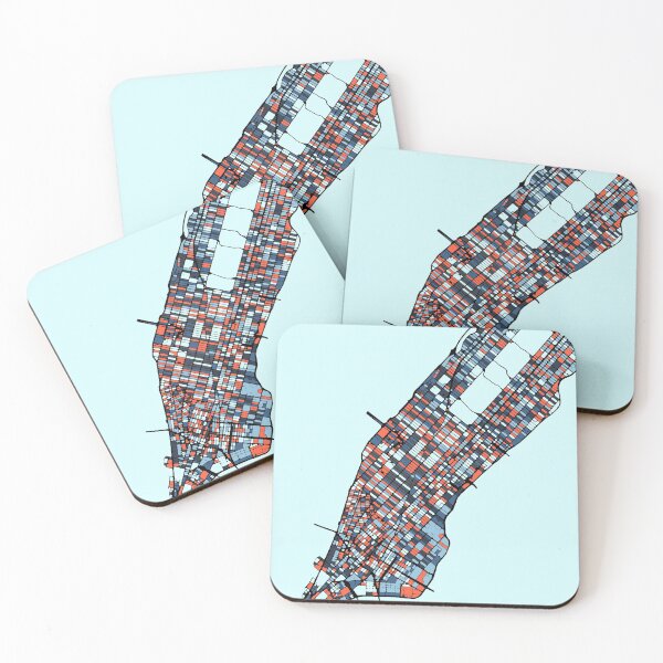 Item preview, New York City Colorful Map-Manahattan designed and sold by anthonylonder.