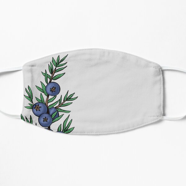 Juniper Tea Leaves, Leaf Flat Mask