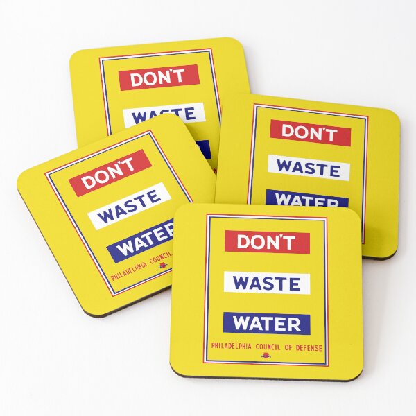 Item preview, Don't Waste Water -- WPA designed and sold by warishellstore.