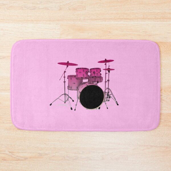 Item preview, DRUMKIT PINK - sketch neon - digital paint by Iona Art Digital designed and sold by IonaArtDigital.