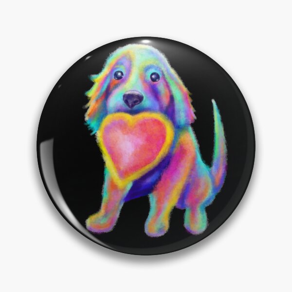 Item preview, Soft Pastel Lovable Rainbow Pup designed and sold by Deborah Camp.