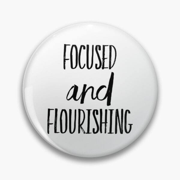 Item preview, Focused and Flourishing  designed and sold by cityinbloom.