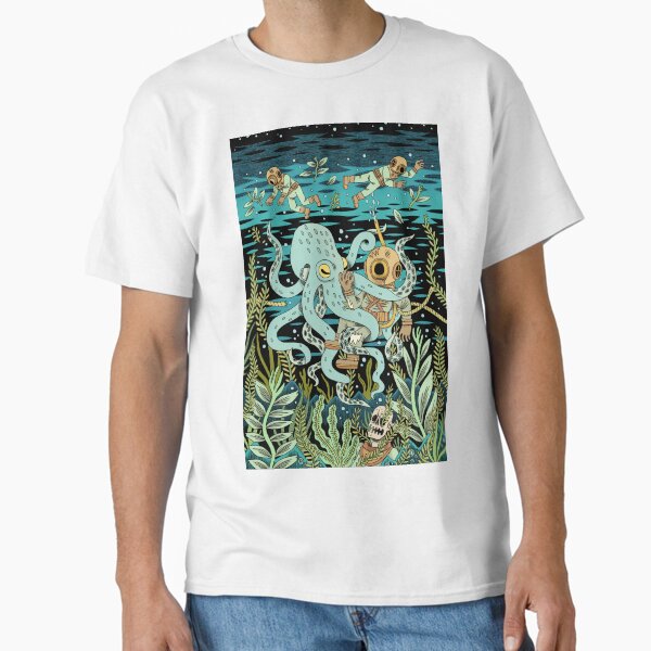 Vista previa del artículo con la obra «Buzo», diseñado y vendido por jackteagle.