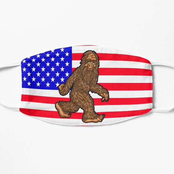 Bigfoot Loves America Flat Mask