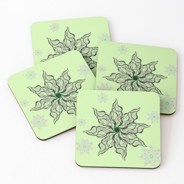 Item preview, Green doodle designed and sold by Lois Gardiner.