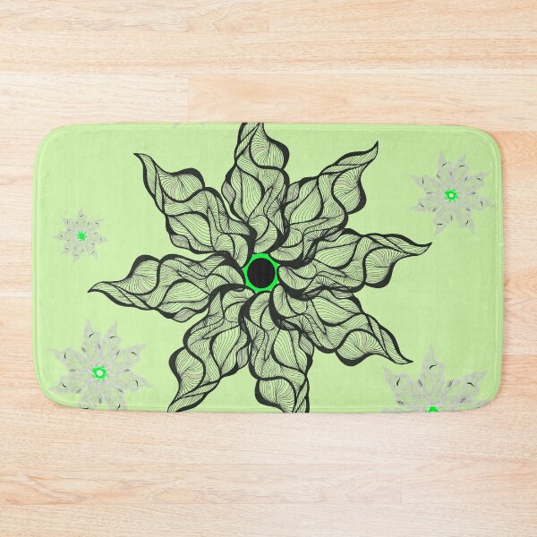 Item preview, Green doodle designed and sold by Lois Gardiner.