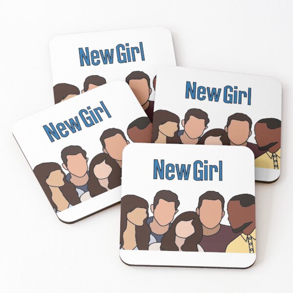 Item preview, new girl cast cartoon designed and sold by joslynn daly.