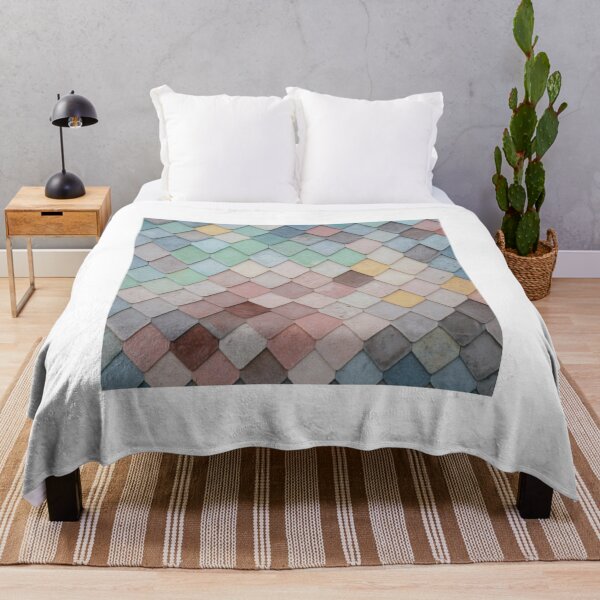Item preview, Colorful tile pattern designed and sold by morganmaterni.