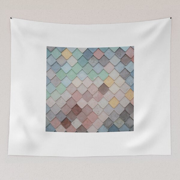 Item preview, Colorful tile pattern designed and sold by morganmaterni.