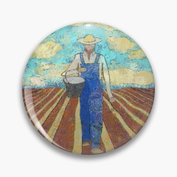 Item preview, THE FARMER SOWING HIS CORN designed and sold by Jean Gregory Evans.