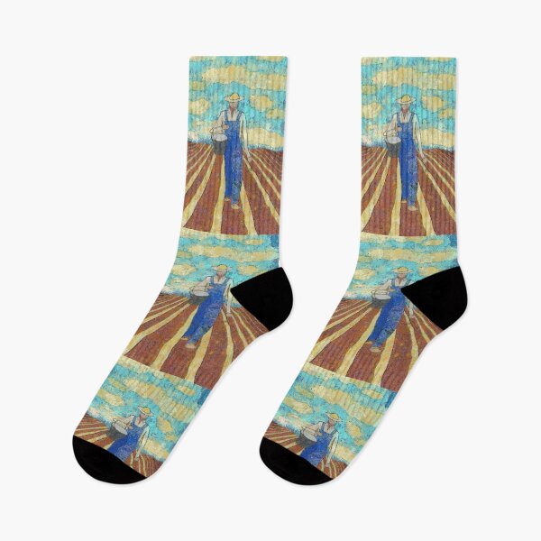 Item preview, THE FARMER SOWING HIS CORN designed and sold by Jean Gregory Evans.