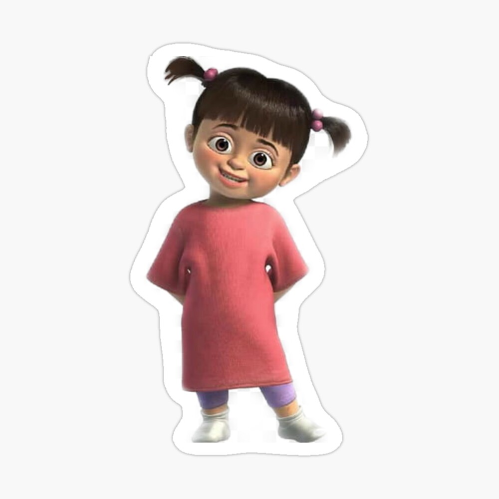 Monsters Inc Boo sticker