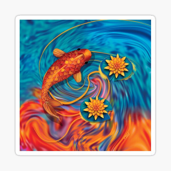 Item preview, Lotus Koi designed and sold by Karin Taylor.