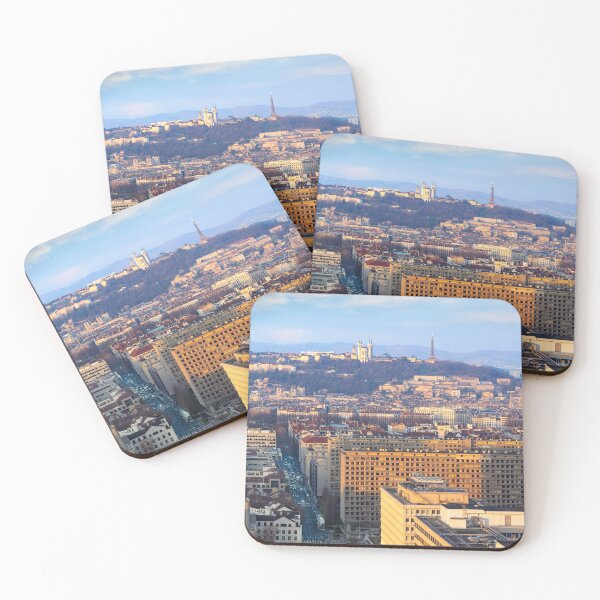Item preview, Fourviere basilica and Lyon city designed and sold by Gaël FONTAINE.