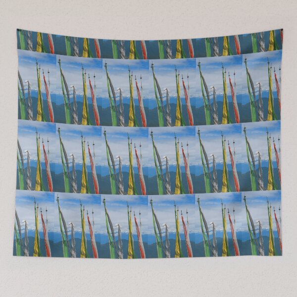 Item preview,  Prayer Flags on the Road in Bhutan designed and sold by Carole-Anne.