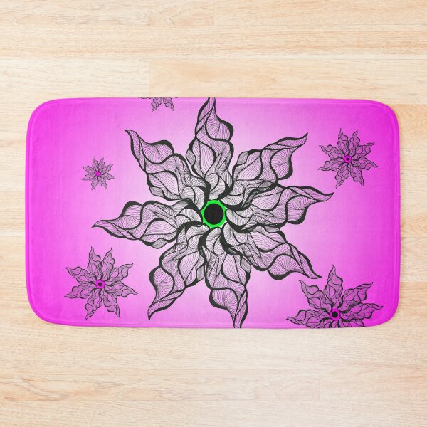 Item preview, Hot pink pattern ice doodle designed and sold by Lois Gardiner.