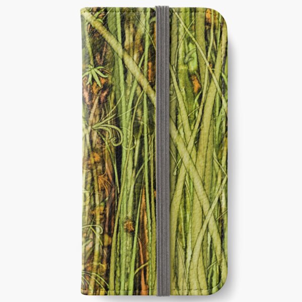 Qualia's Grass (Antique Yellow) iPhone Wallet
