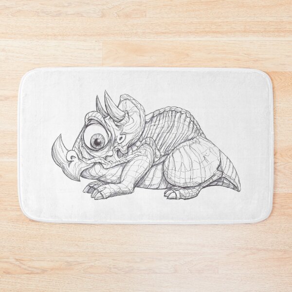 Item preview, Triceratops designed and sold by wickedcartoons.