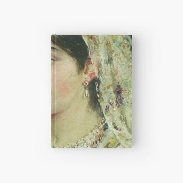 Portrait of a Girl in the Russian Costume Hardcover Journal