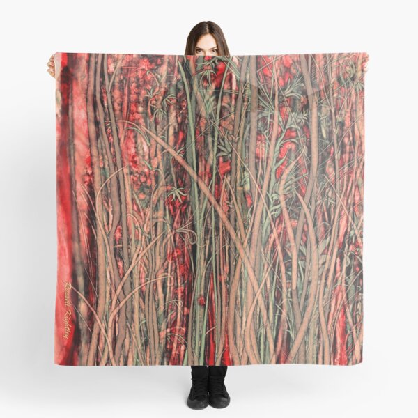 Qualia's Grass (Antique Red) Scarf